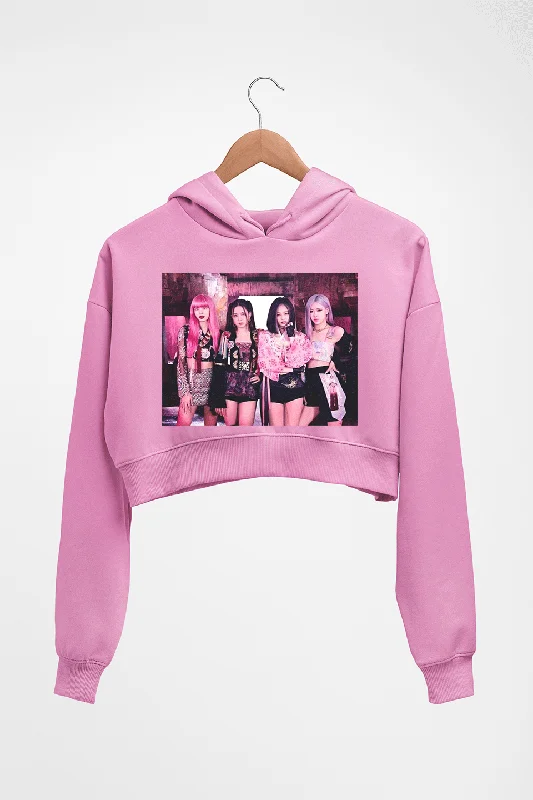 Discount Deals BLACKPINK Crop HOODIE FOR WOMEN