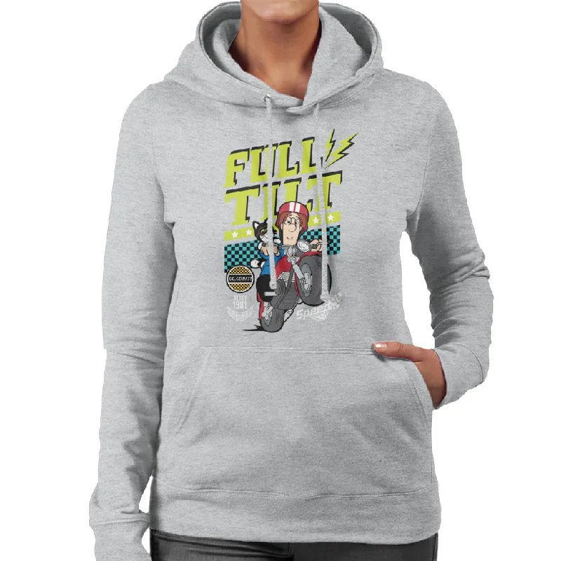 Overstock Postman Pat And Jess Full Tilt Women's Hooded Sweatshirt