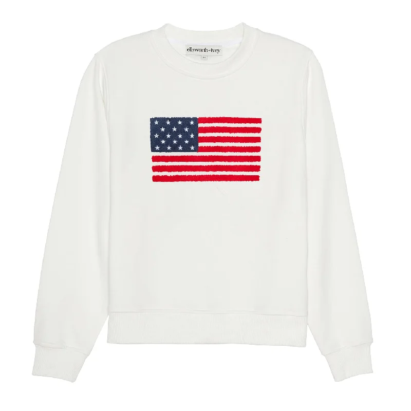 Stock Clearance American Flag Sweatshirt