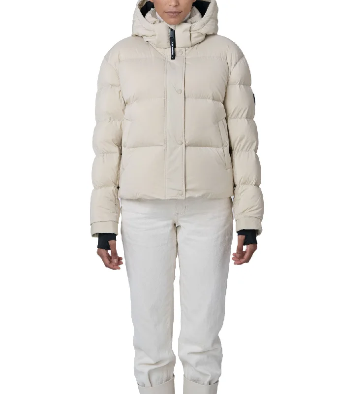 Discount Deals Ritz 24" Recycled Strech Poly Fly Front Hooded Cropped Blouson Brown Rice Discount Deals Ritz 24" Recycled Strech Poly Fly Front Hooded Cropped Blouson Brown Rice