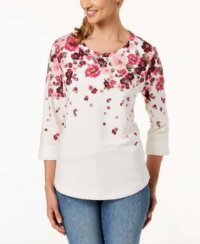 Flash Sale Karen Scott Petite French Terry Sweatshirt
