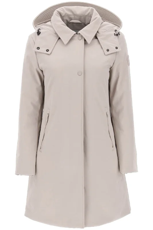 Now or Never Firth Softshell Down Parka With Detachable Hood  - Beige