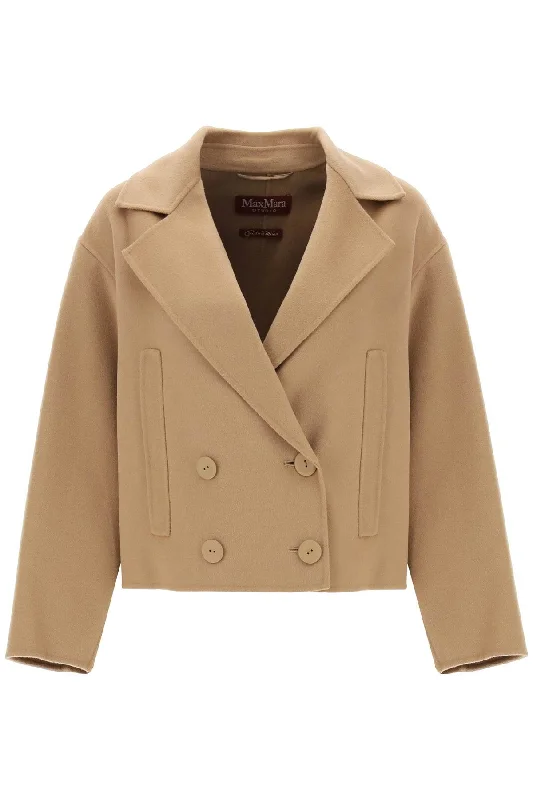 Savings Alert Celso Cropped Peacoat  - Beige