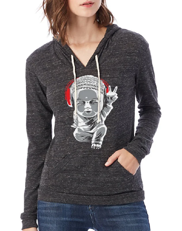 Massive Deals Women's Little Buddha Eco-Jersey Pullover Hoodie