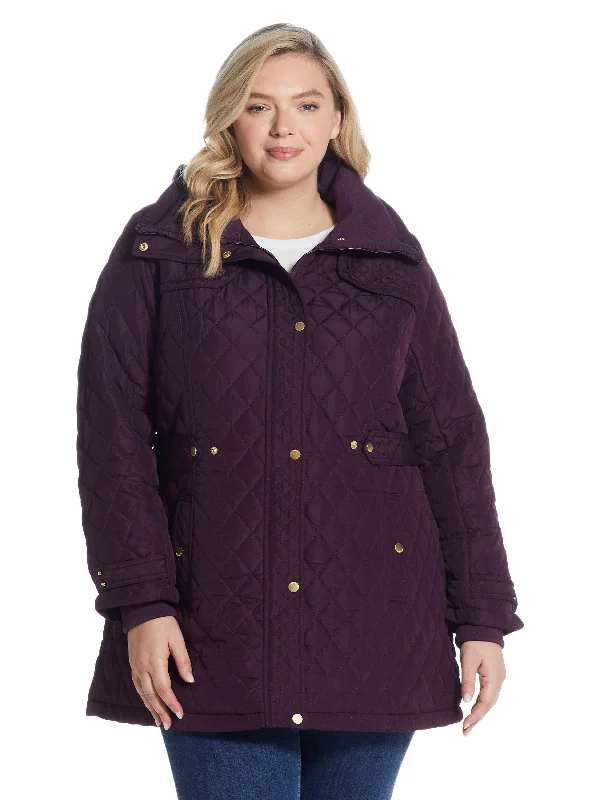 Take Advantage Quilted Hooded Jacket for Women