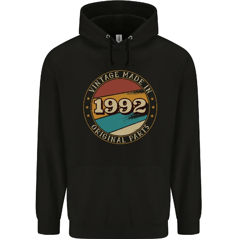 Act Now 32nd Birthday  Vintage Made In 1992 Mens 80% Cotton Hoodie