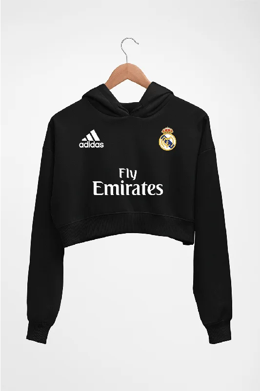 Huge Discounts Real Madrid Crop HOODIE FOR WOMEN