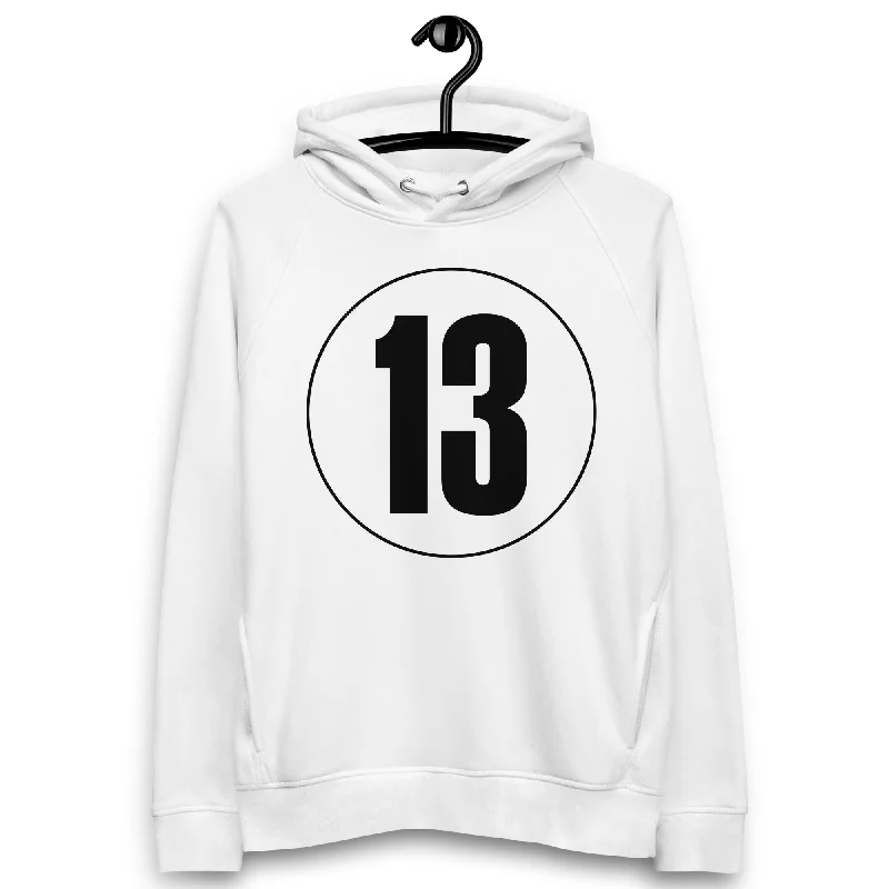 Low Prices Unisex pullover hoodie: Black on White 13