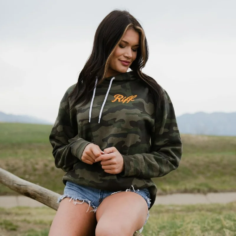 Price Buster The Whiskey Riff Ultra-Soft Camo Hoodie (Unisex)