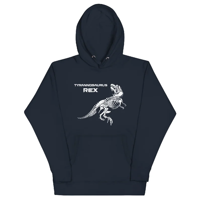 Bargain Bin T-Rex Skeleton - Adult Dinosaur Hoodie