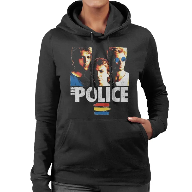Holiday Sale The Police Band Photo Women's Hooded Sweatshirt