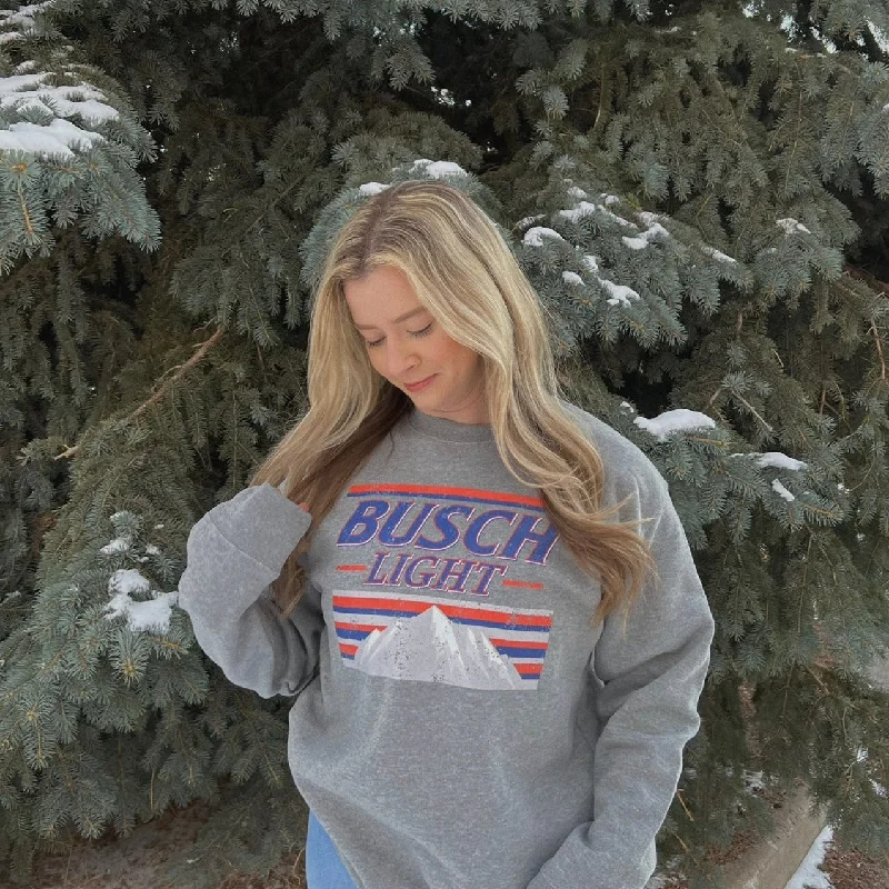 Major Savings Busch Light USA Mountains Crewneck Sweatshirt