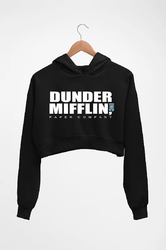 Shop and Save Dunder Mifflin Crop HOODIE FOR WOMEN