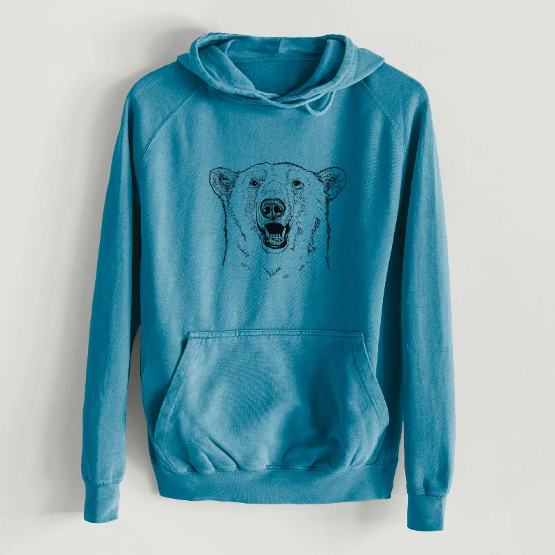 Today Only Ursus Maritimus - Polar Bear - Mid-Weight Unisex Vintage 100% Cotton Hoodie Today Only Ursus Maritimus - Polar Bear - Mid-Weight Unisex Vintage 100% Cotton Hoodie