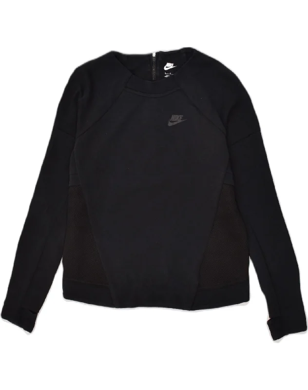 Special Price NIKE Womens Loose Fit Sweatshirt Jumper UK 10 Small Black