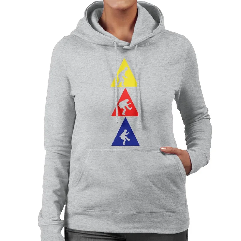 Sale Event The Police Triangle Silhouettes Women's Hooded Sweatshirt