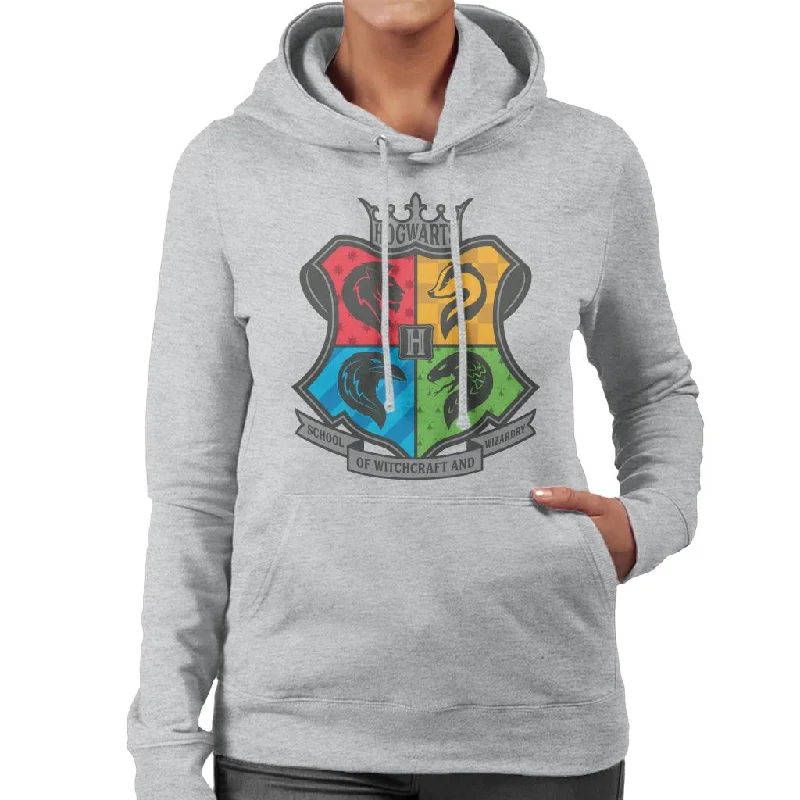 Incredible Offers Harry Potter Hogwarts School Of Witchcraft And Wizardry Mascots Women's Hooded Sweatshirt