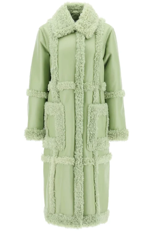 Super Bargain Patrice Eco-shearling Coat  - Verde