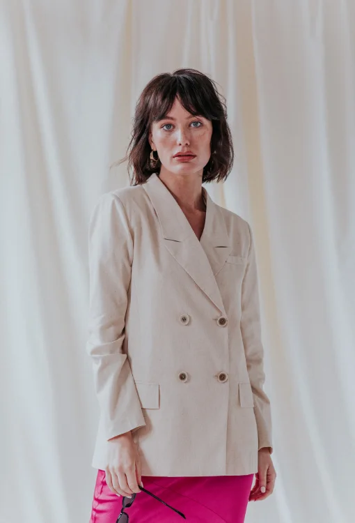 Steals and Deals Diana Linen Blazer