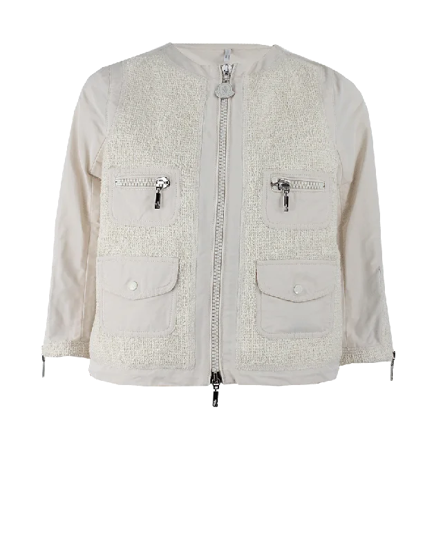 Overstock Four Pocket Tweed Front Coat