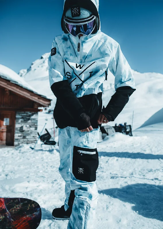 Stock Clearance Veste de ski X-Metodg - Imprimé Bleu