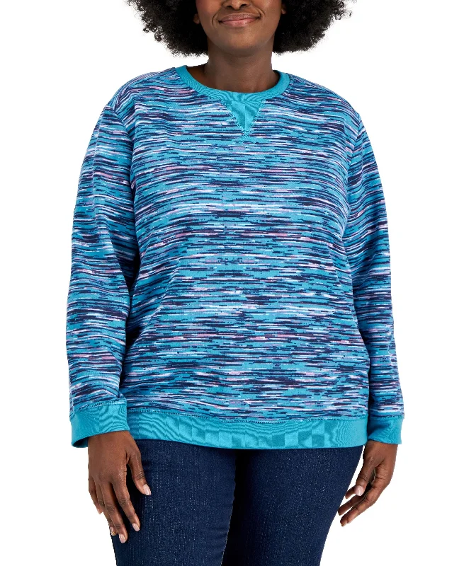 Special Savings Karen Scott Plus Size Fleece Sweatshirt
