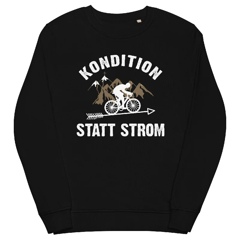 Price Slash Kondition statt Strom - Unisex Premium Organic Sweatshirt