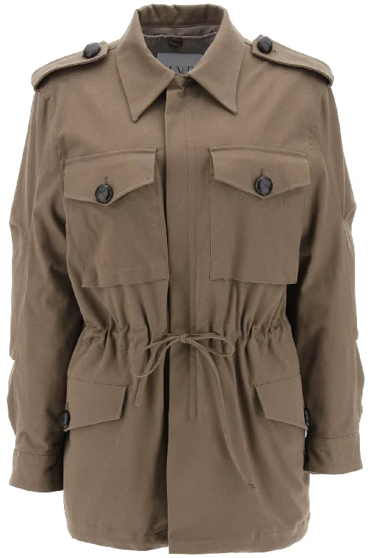 Online Only 'bigli' Cotton Field Jacket  - Khaki