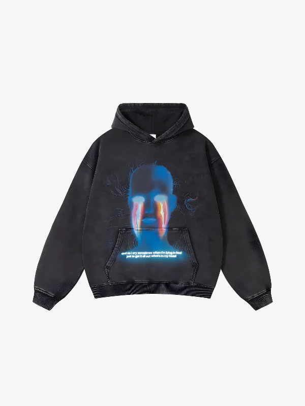 Price Reduction KG Rainbow Acid Eye Hoodie