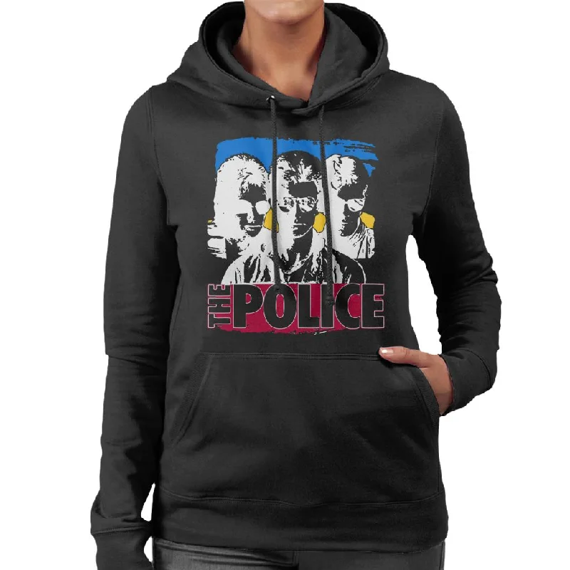 Seasonal Sale The Police Bandmates Wearing Sunglasses Women's Hooded Sweatshirt