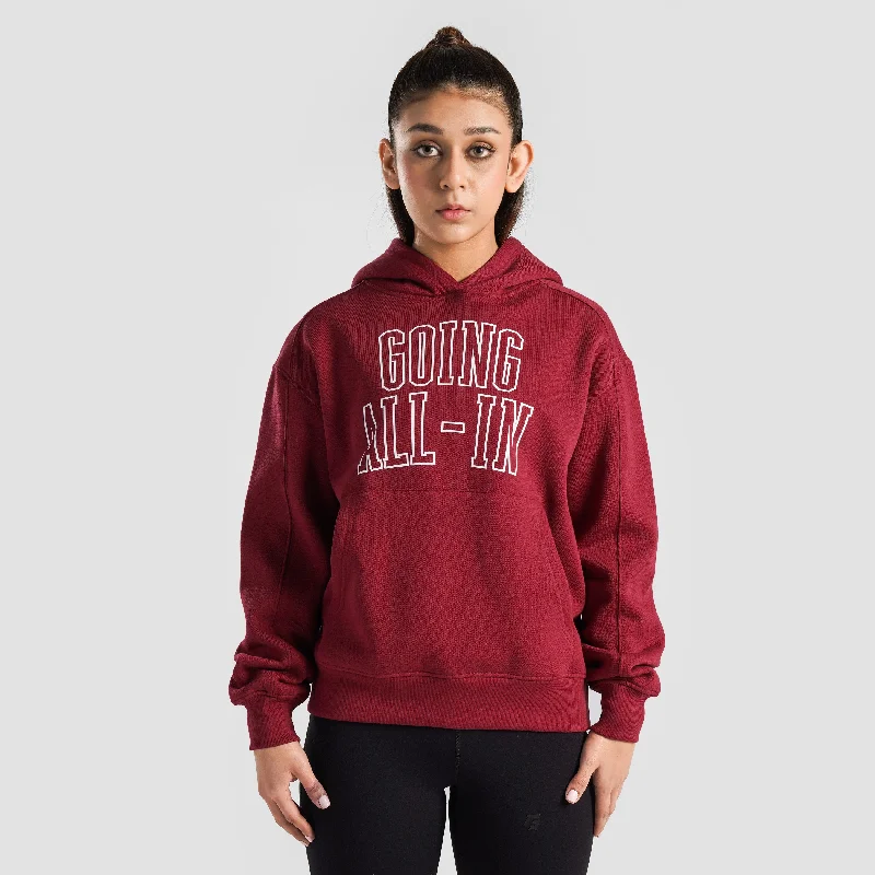 Special Discount Empower Regular Hoodie (Maroon)