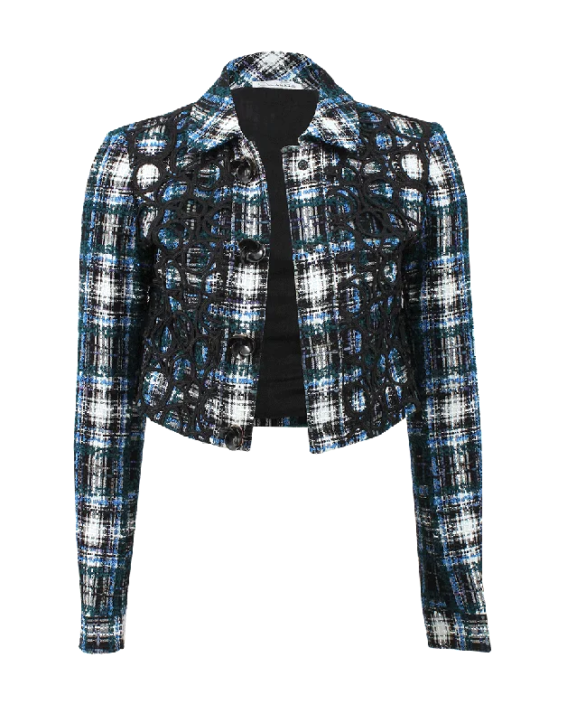 Big Discounts Cropped Tweed Jacket