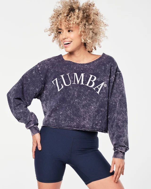 New Arrival Zumba Prep Crop Sweatshirt
