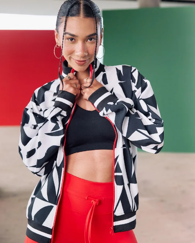 Deal Dash Zumba Haus Oversized Woven Track Jacket