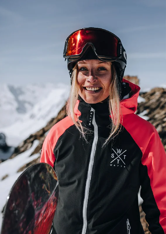 YEAR-End Clearance Veste de ski X-Ice - Noir & Rose Fluo