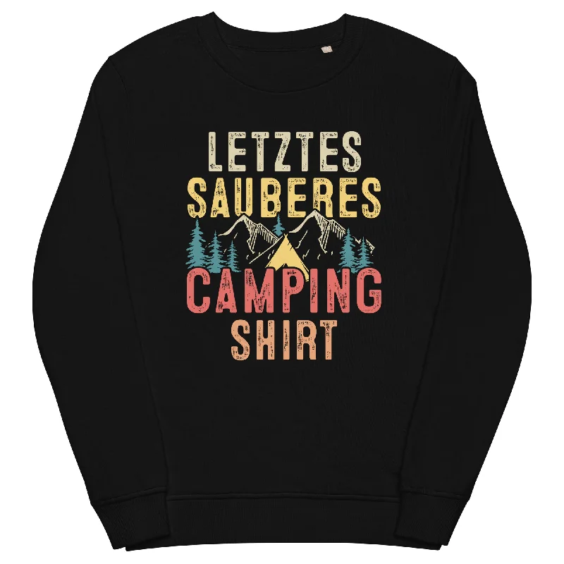 Massive Deals Letztes Sauberes Camping Shirt - Unisex Premium Organic Sweatshirt