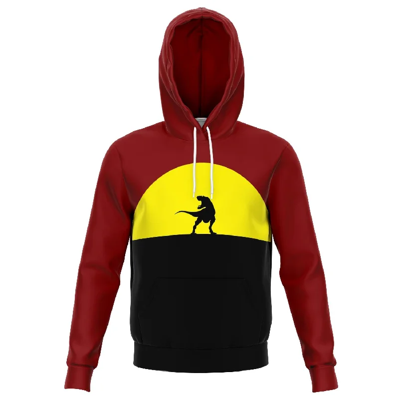 Huge Discounts Dinosaur Hoodie - Sunset T-Rex
