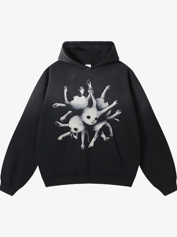 Price Reduction KG Confused Monster Hoodie