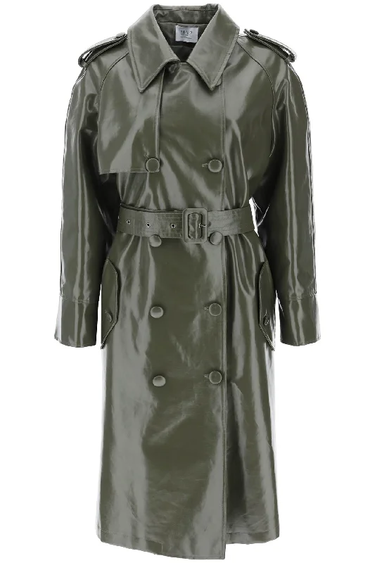 Great Bargains Montenapoleone Coated Trench Coat  - Khaki