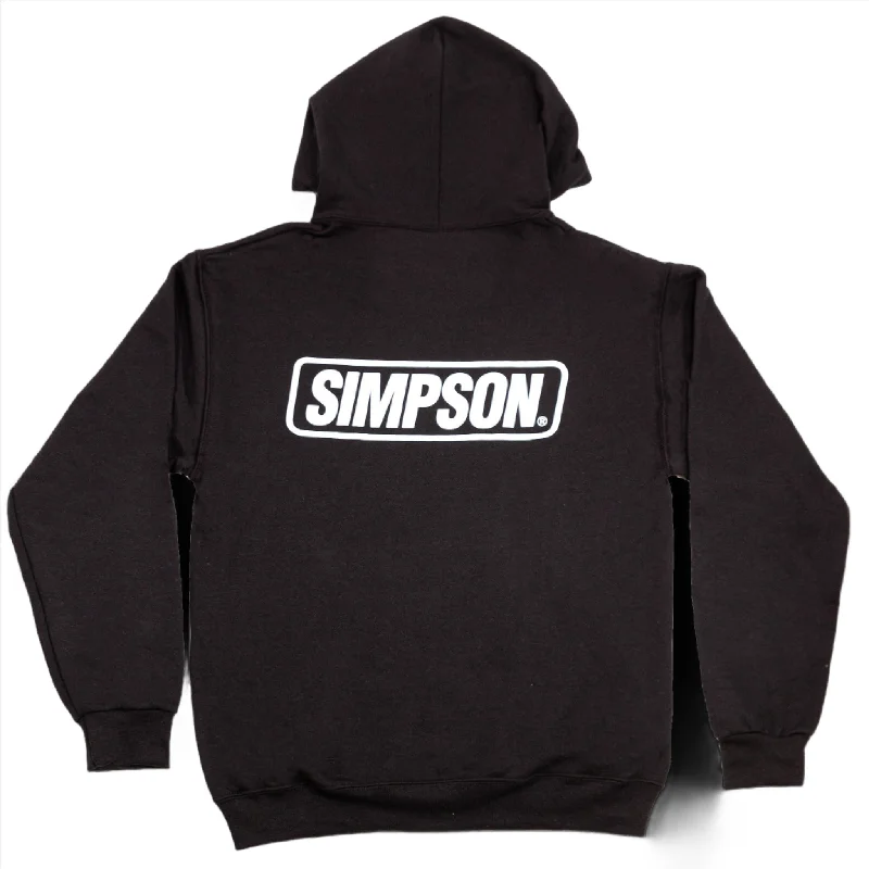 Deep Discounts Simpson Logo Hoodie - Black/White