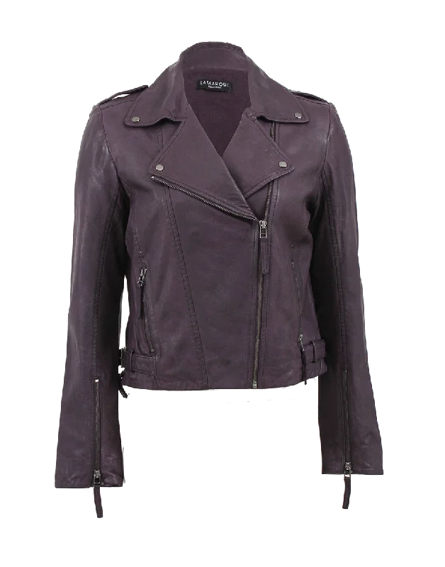 Today’s Special Asymmetrical Zip Leather Jacket