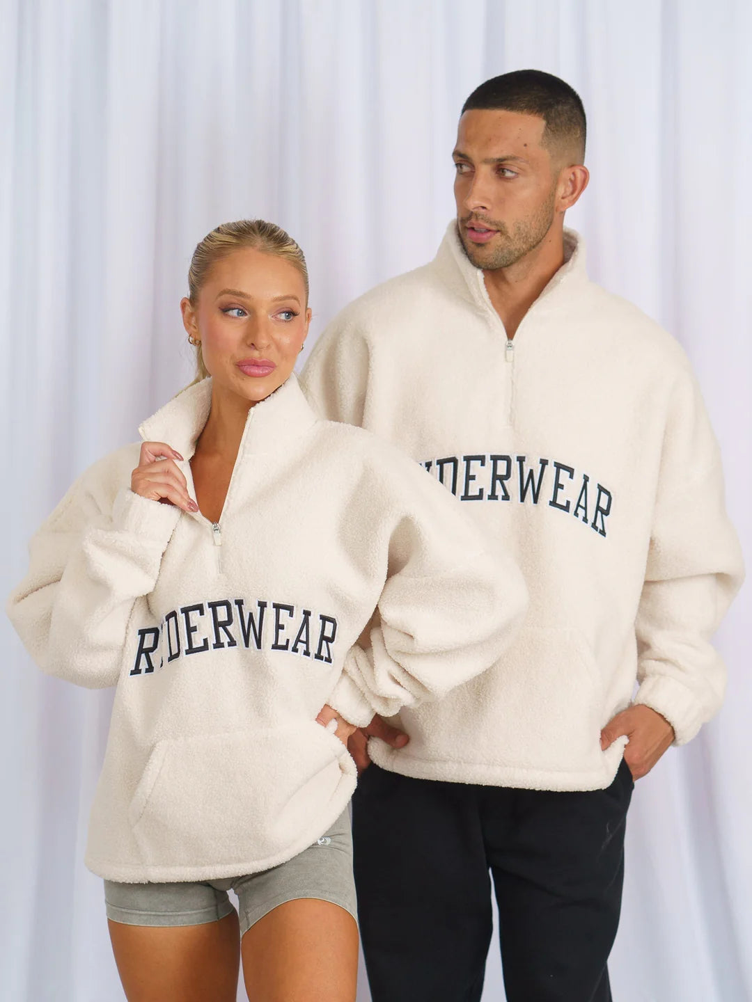 Price Buster Ryderwear | Unisex Teddy Jumper - Vanilla