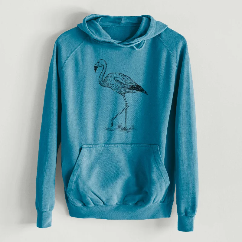 Today’s Deal Andean Flamingo - Phoenicoparrus andinus  - Mid-Weight Unisex Vintage 100% Cotton Hoodie