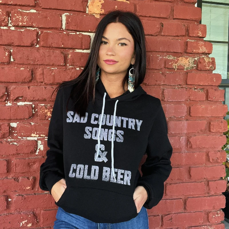 Amazing Deals Sad Country Songs & Cold Beer Hoodie