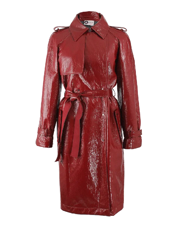 Exclusive Offers Coated-Cotton Belted Trench