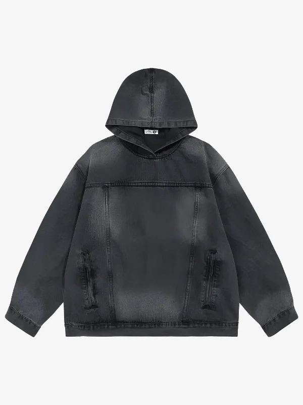 Fantastic Deals KG Acid Wash Patterned Hoodie