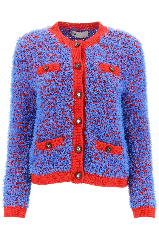 Blowout Deals Confetti Tweed Jacket  - Celeste