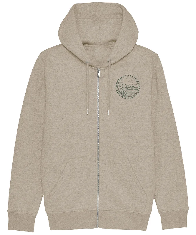 Special Buy Sand Emerald Isle Apparel Unisex Zip Hoodie