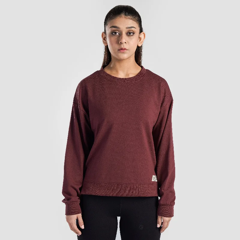 Season Finale Sale GAI Flow Top (Maroon)