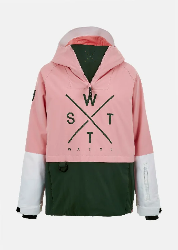 TIME-Limited Offer Veste de ski X-Metodg - Rose & Vert Sapin